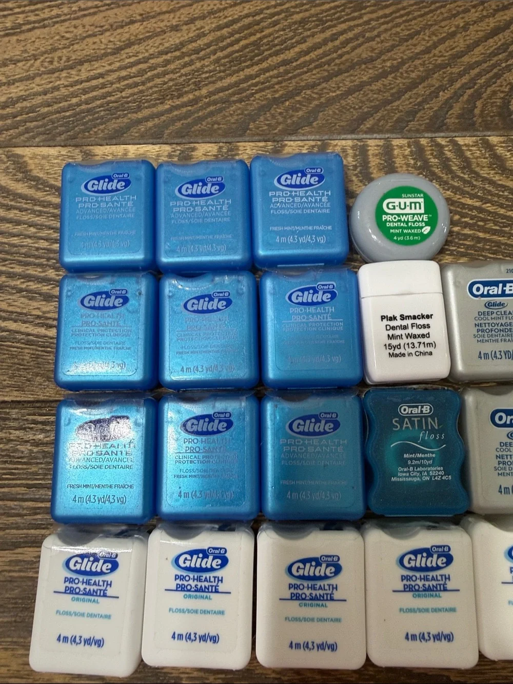 (22) Oral Care Floss Bundle — Glide & Oral-B Perfect for Travel or Gym!